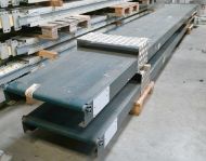 Long john, chain belt, slat belt, conveyor belt curve, tube elevator & glass turner.