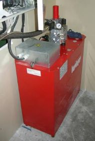 Hydraulic power unit, hydraulic pump & hydraulic cylinder.