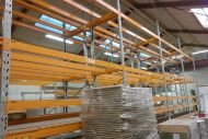 Roller table, storage rack, pallet rack, pallet pull-out shelf, truck guard, cantilever rack, materials cabinet, cloakroom cabinet, drawer cabinet, tool cabinet, workshop trolley, filing bench, scaffolding & safety guarding.
