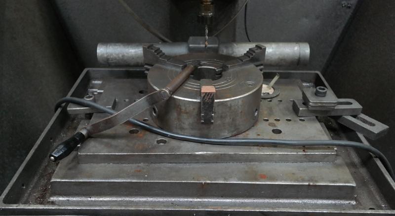 WmW Heckert Sabo Standard 40 med tilspænding og gevind. 63-1000 o/min.  rigtig produktions boremaskine.