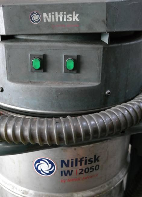Nilfisk AW2050 type IX2000 2,2 kw IP 44, rustfri stål.