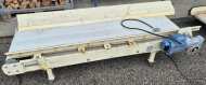 340 x 1900 x H200-1300 mm. Aluminium frame/profiles with wheels and frequency converter. Gear motor, hopper.