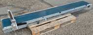 280 x 2500 mm. Make Soco, galvanised frame, smooth belt. With pusher, missing gear motor.